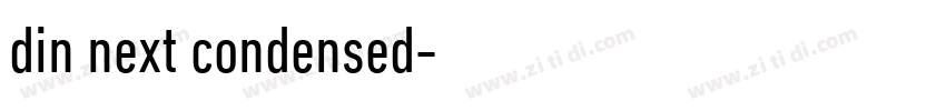 din next condensed字体转换 din next condensed字体转换